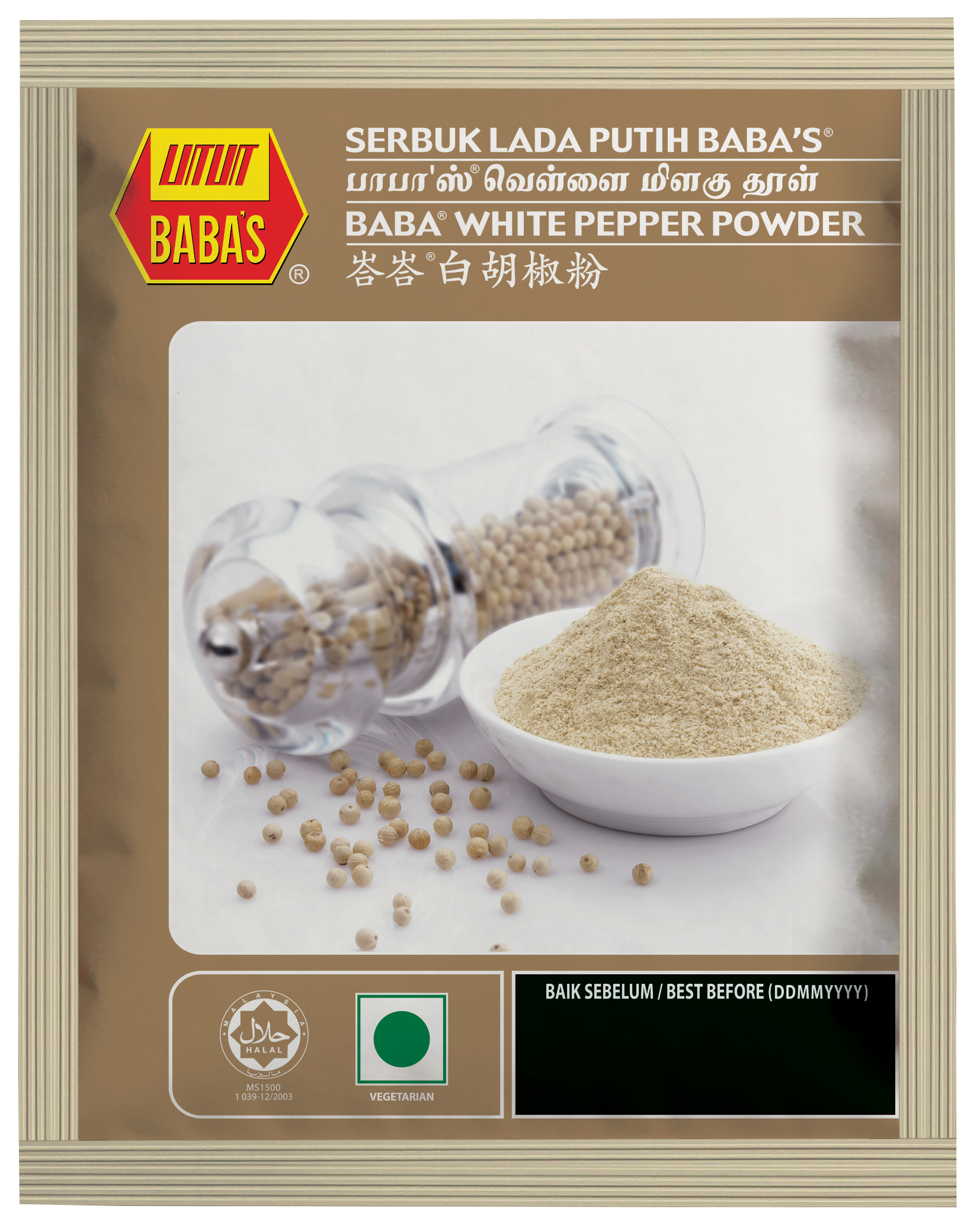 BABA'S WHITE PEPPER POWDER