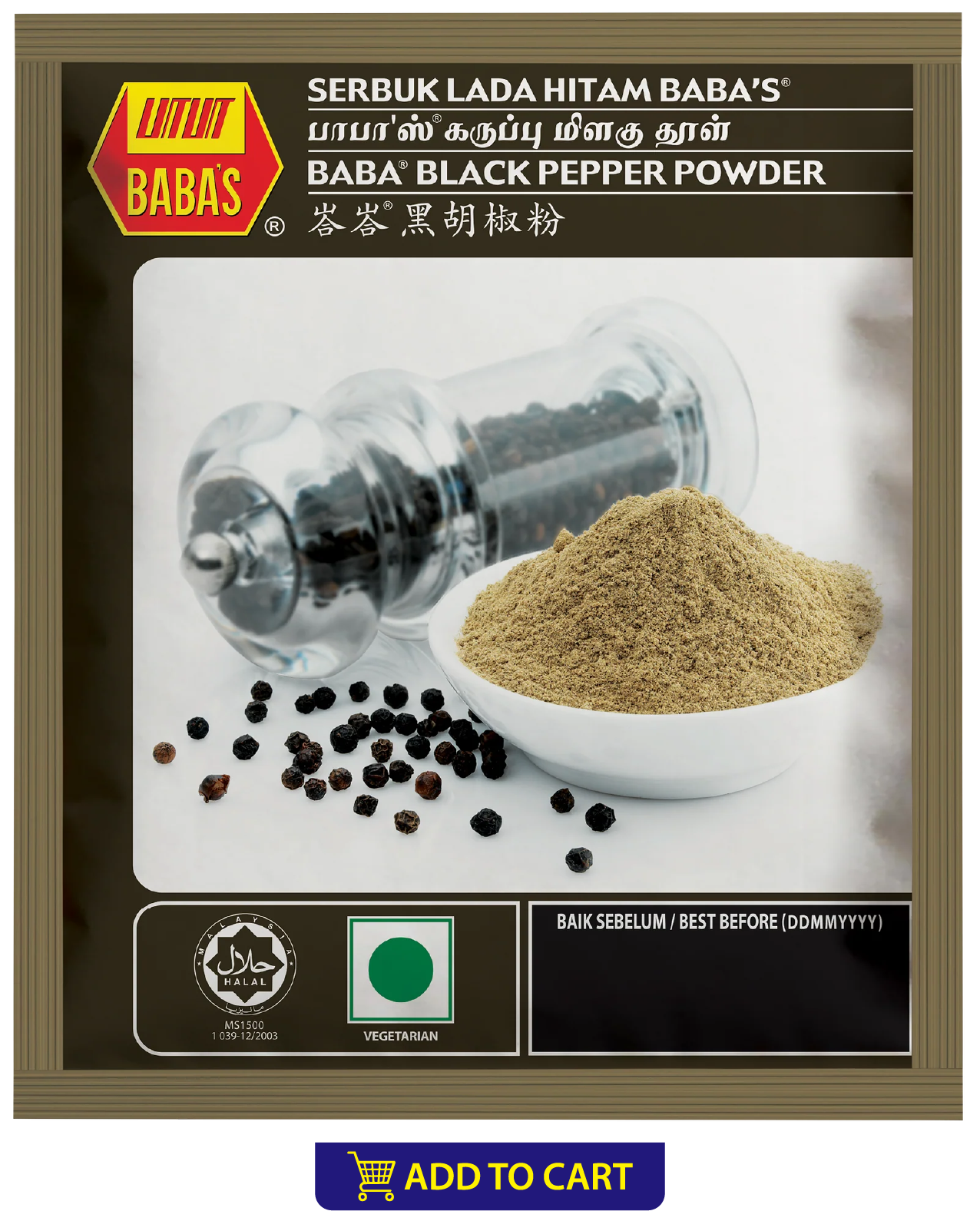 BABA'S BLACK PEPPER POWDER