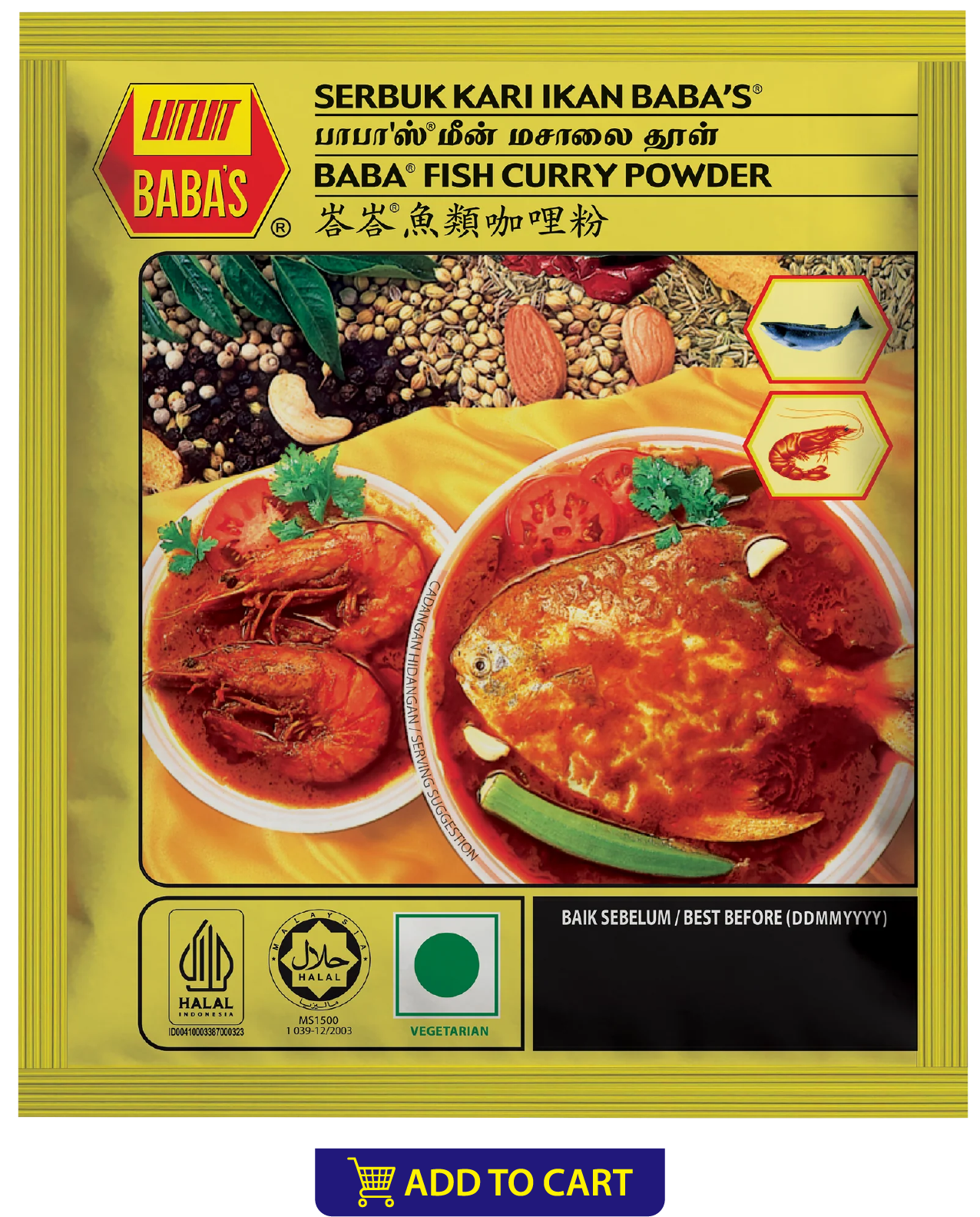 BABA'S FISH CURRY POWDER