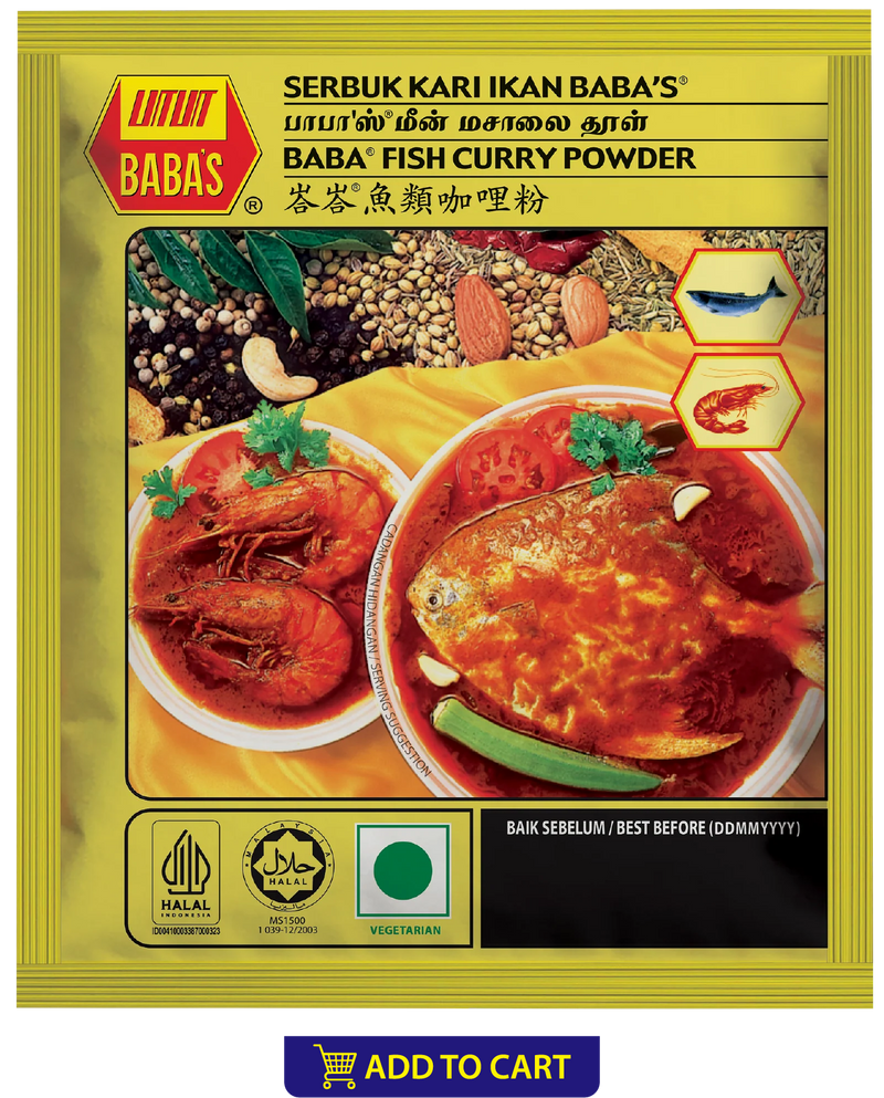 Baba's Fish Curry Powder 250g