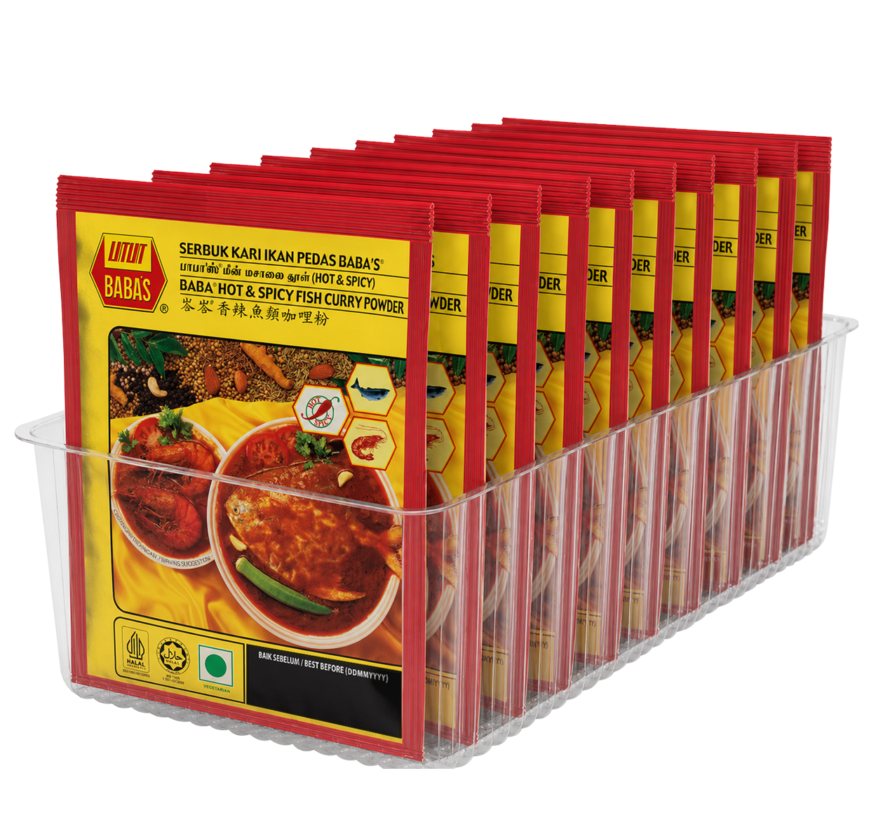 BABA'S HOT & SPICY FISH CURRY POWDER