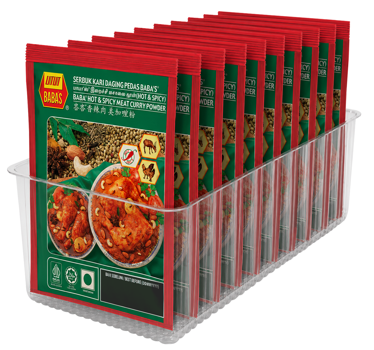 BABA'S HOT & SPICY MEAT CURRY POWDER