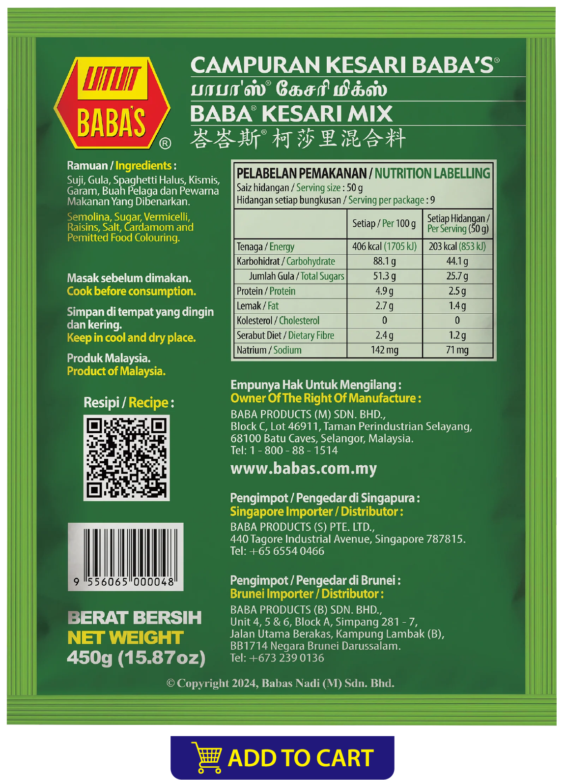 BABA'S KESARI MIX
