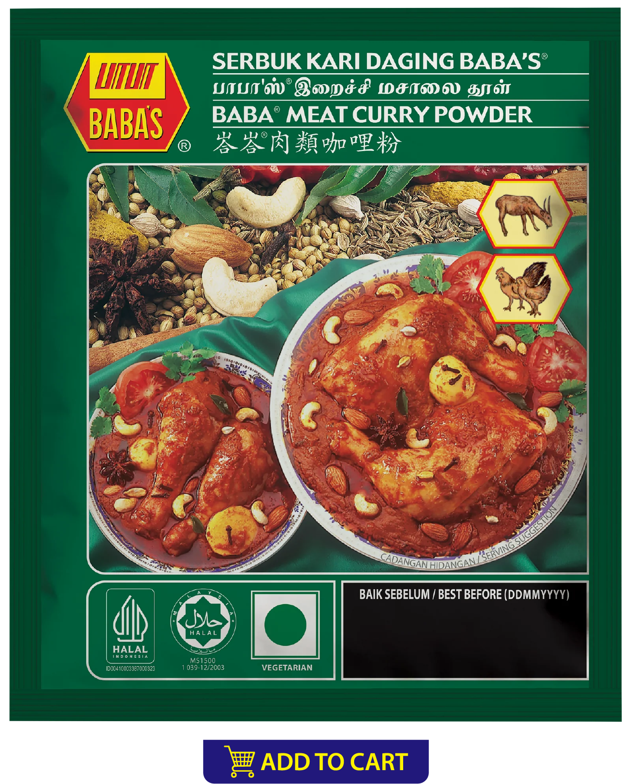 BABA'S MEAT CURRY POWDER