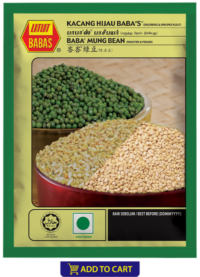 BABA'S MUNG BEAN (ROASTED & PEELED)