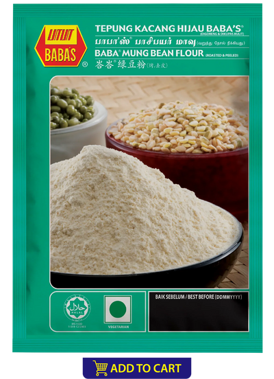 BABA'S MUNG BEAN FLOUR (ROASTED & PEELED)