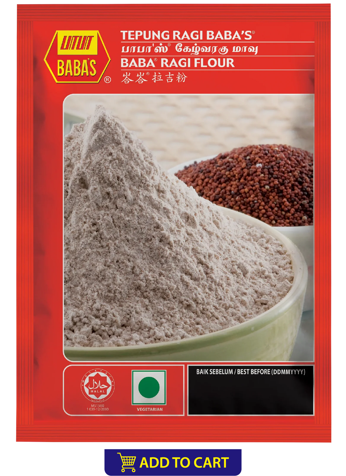 BABA'S RAGI FLOUR