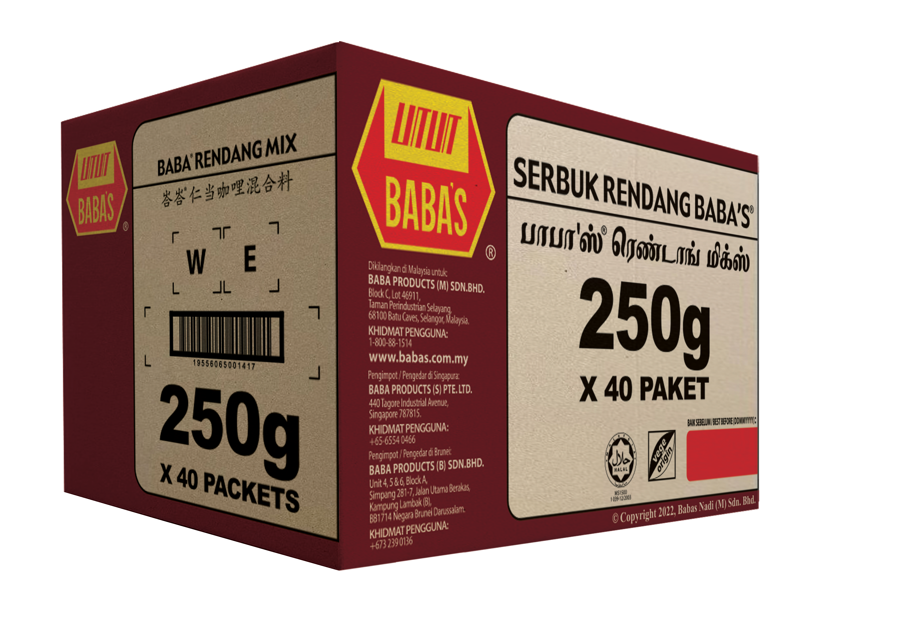 BABA'S RENDANG MIX