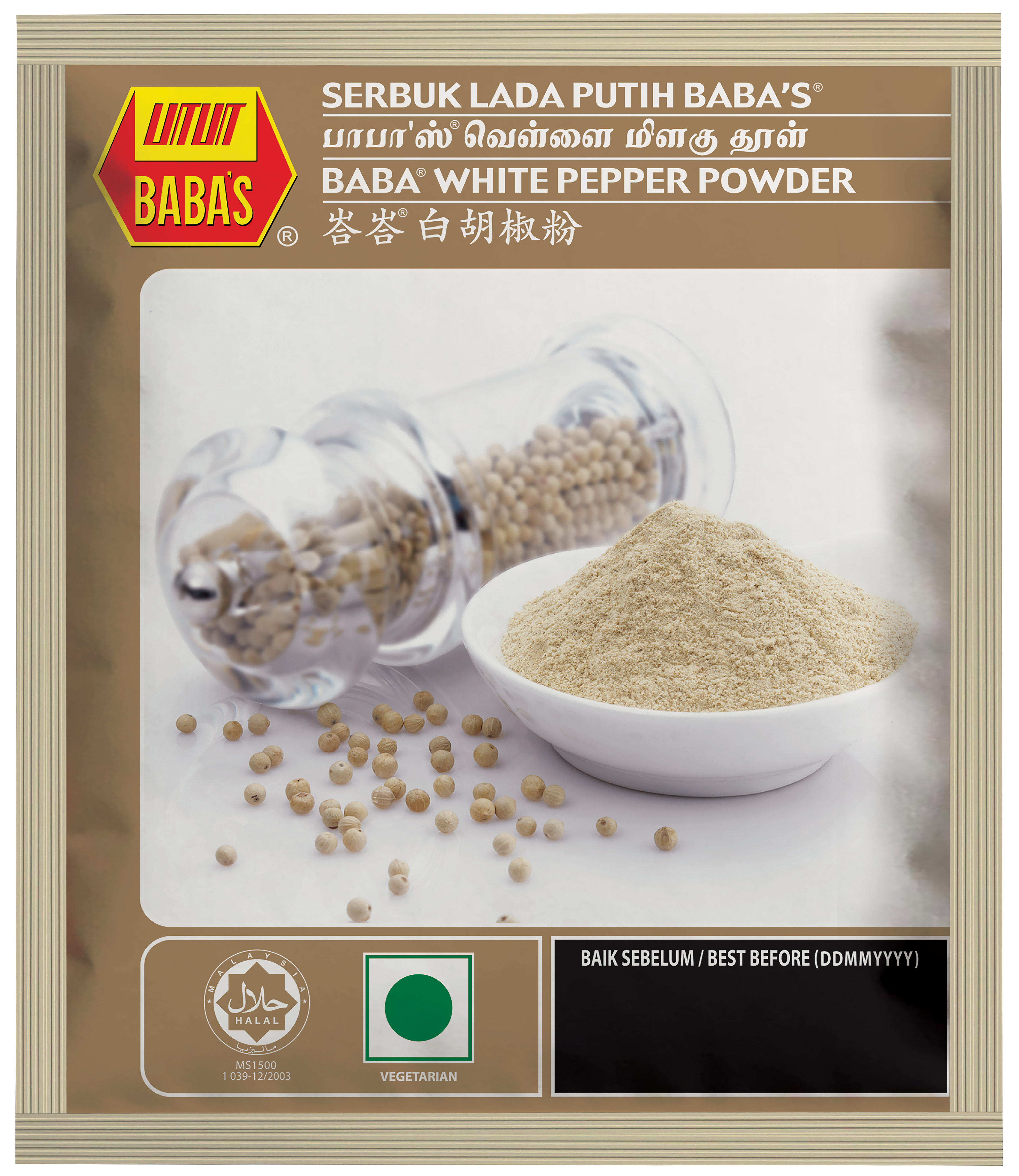BABA'S WHITE PEPPER POWDER